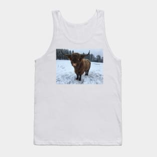 Scottish Highland Cattle Bull 2207 Tank Top